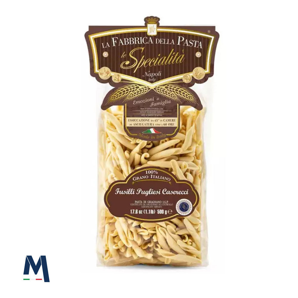 Fusilli Pugliesi Caserecci - Pâtes de Gragnano IGP 500 g