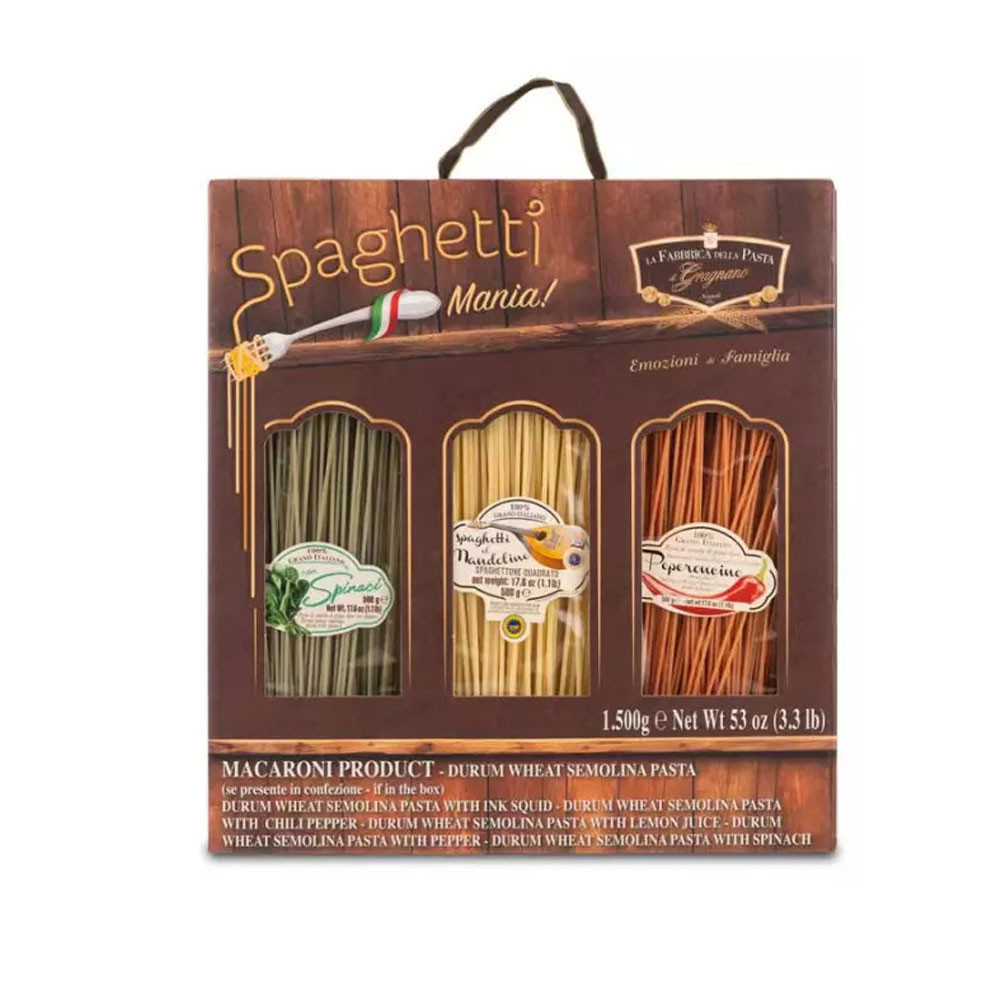 Spaghetti Mania Set - Gragnano IGP Pasta 500 g x3