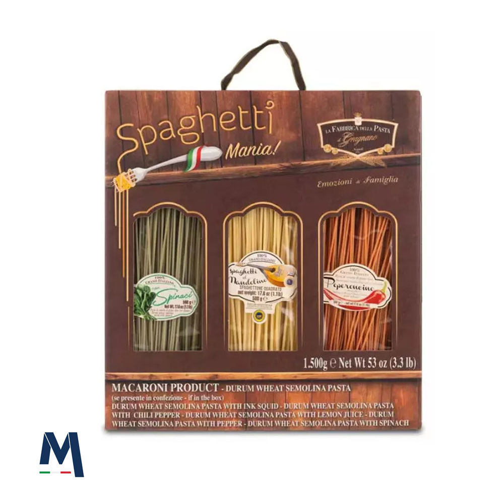 Set Spaghetti Mania - Pasta di Gragnano IGP 500 gr x3