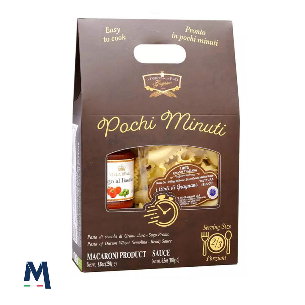 Pochi Minuti - Gragnano IGP pasta 250 g and ready-made sauce 180 g