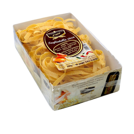 Tagliatelle Ricce all'uovo - Pasta di Gragnano IGP 250 gr