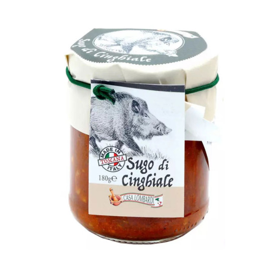Sauce au ragù de sanglier 180 g Casa Lombardi