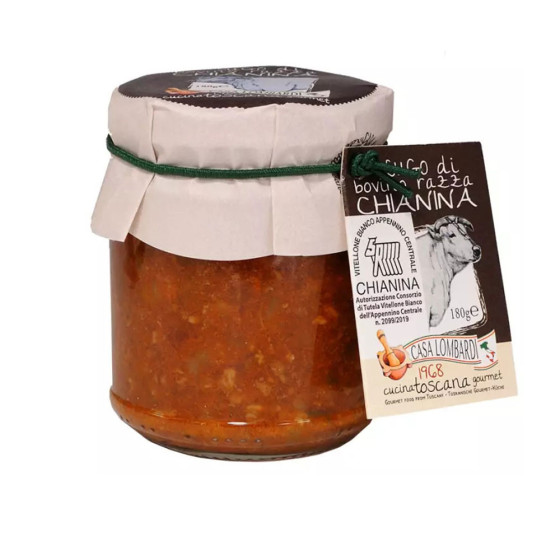Sauce Ragoût de bœuf Chianina 80 g Casa Lombardi