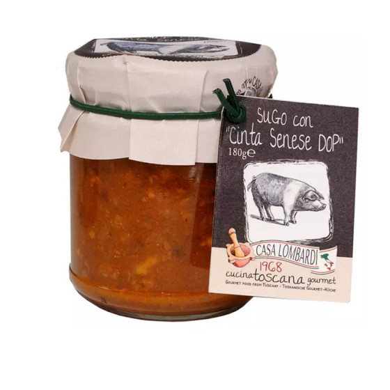 Sugo di Cinta Senese 180 gr Casa Lombardi