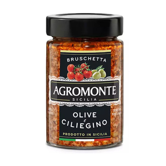Bruschetta with Olives and Cherry Tomatoes 200 g Agromonte