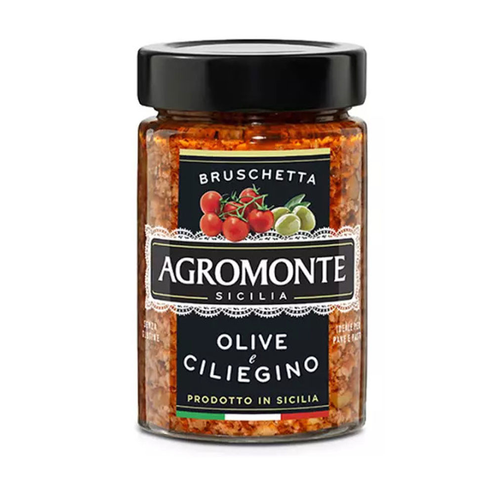 Bruschetta Olive e Ciliegino 200 gr Agromonte