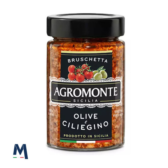 Bruschetta Olive e Ciliegino 200 gr Agromonte