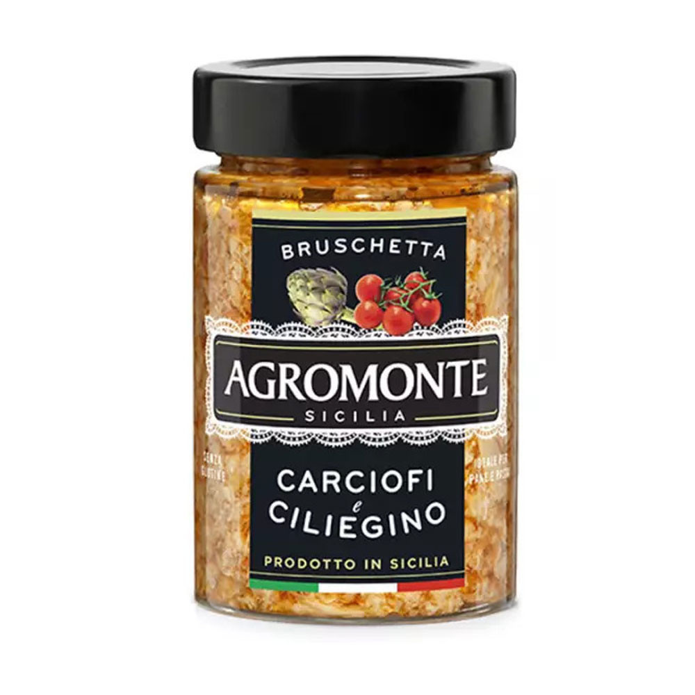 Bruschetta with Artichokes and Cherry Tomatoes 200 g Agromonte