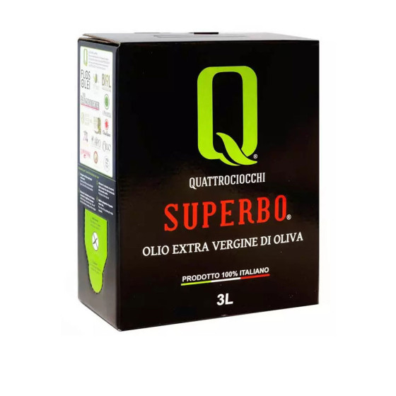 Olio Extra Vergine di Oliva "Superbo" 3 lt Frantoio Quattrociocchi