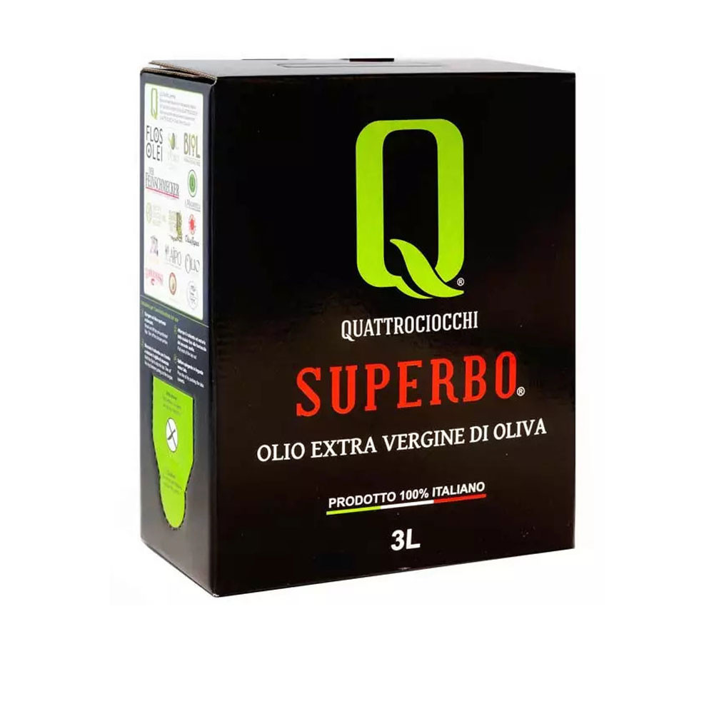 Olio Extra Vergine di Oliva "Superbo" 3 lt Frantoio Quattrociocchi