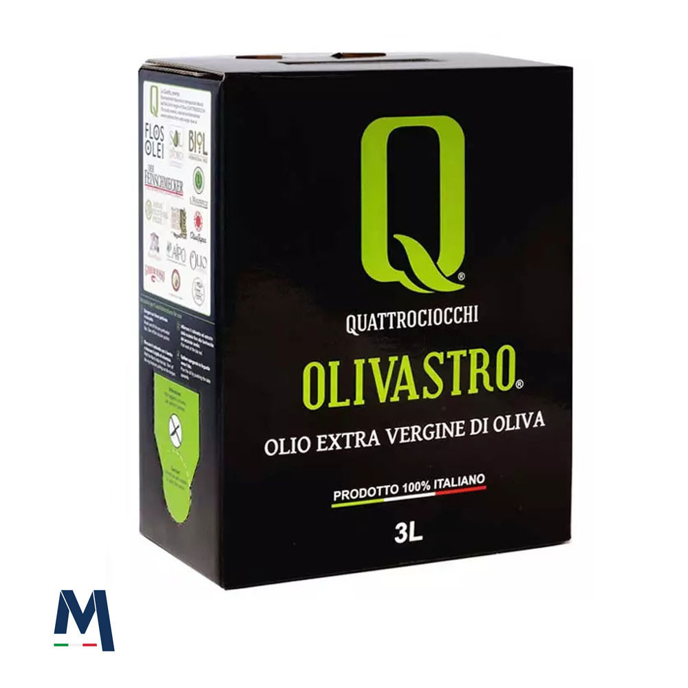 Huile d'olive extra vierge Olivastro 3 l Bag in Box Quattrociocchi