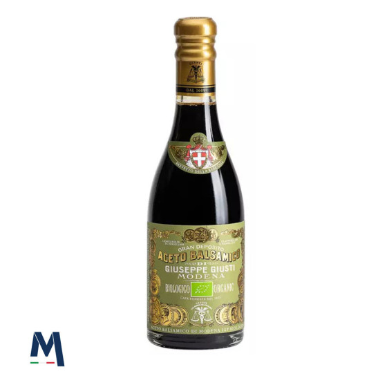 Organic Balsamic Vinegar of Modena IGP 3 Gold Medals 250 ml