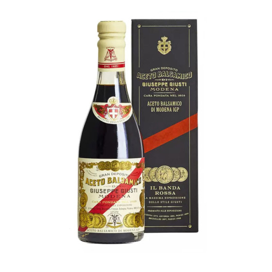 Balsamic Vinegar of Modena IGP 5 Gold Medals ‘Banda Rossa’ Boxed 250 m