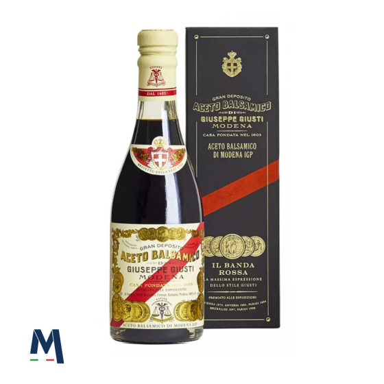 Balsamic Vinegar of Modena IGP 5 Gold Medals ‘Banda Rossa’ Boxed 250 m