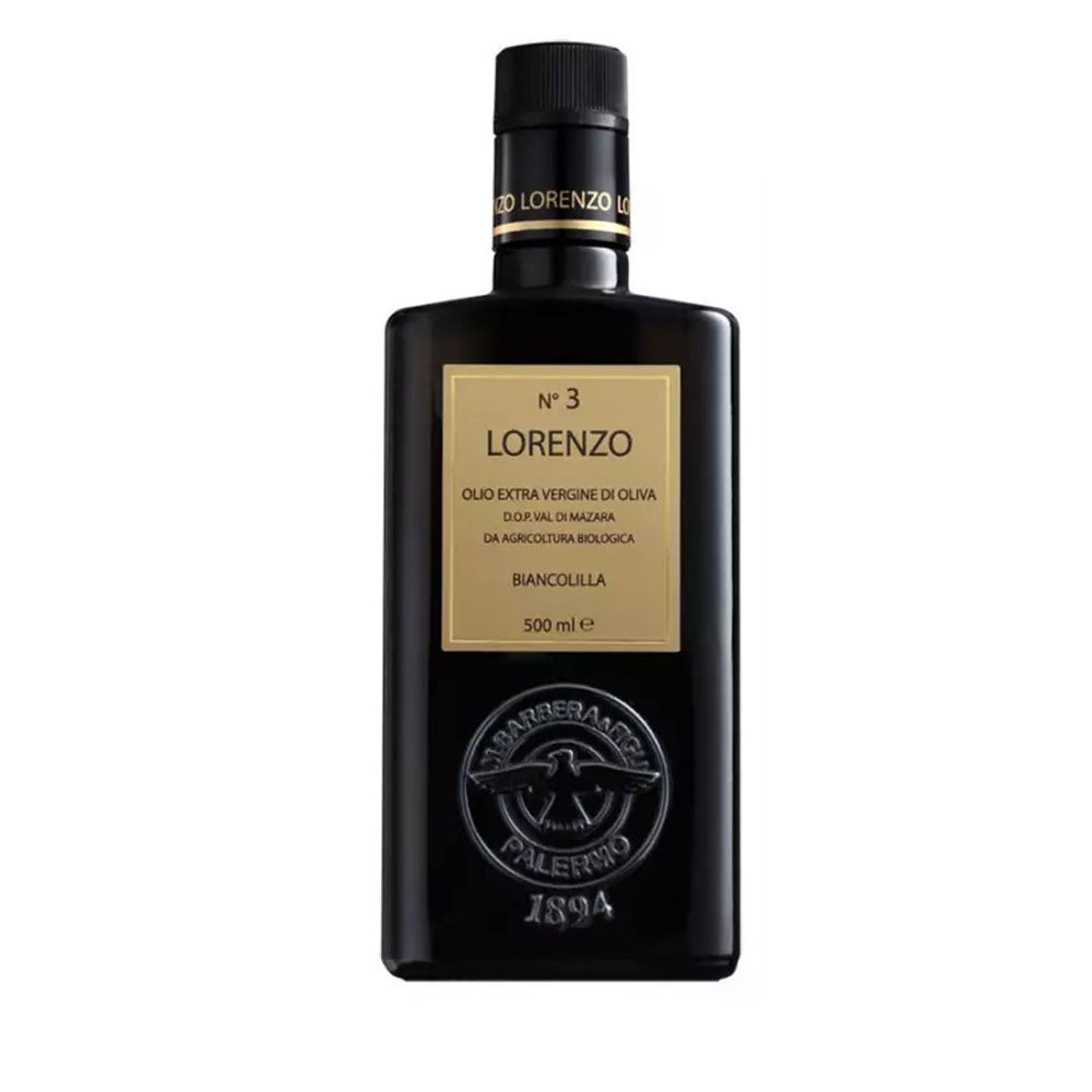 Lorenzo No. 3 Organic Extra Virgin Olive Oil DOP Val di Mazara 500 ml