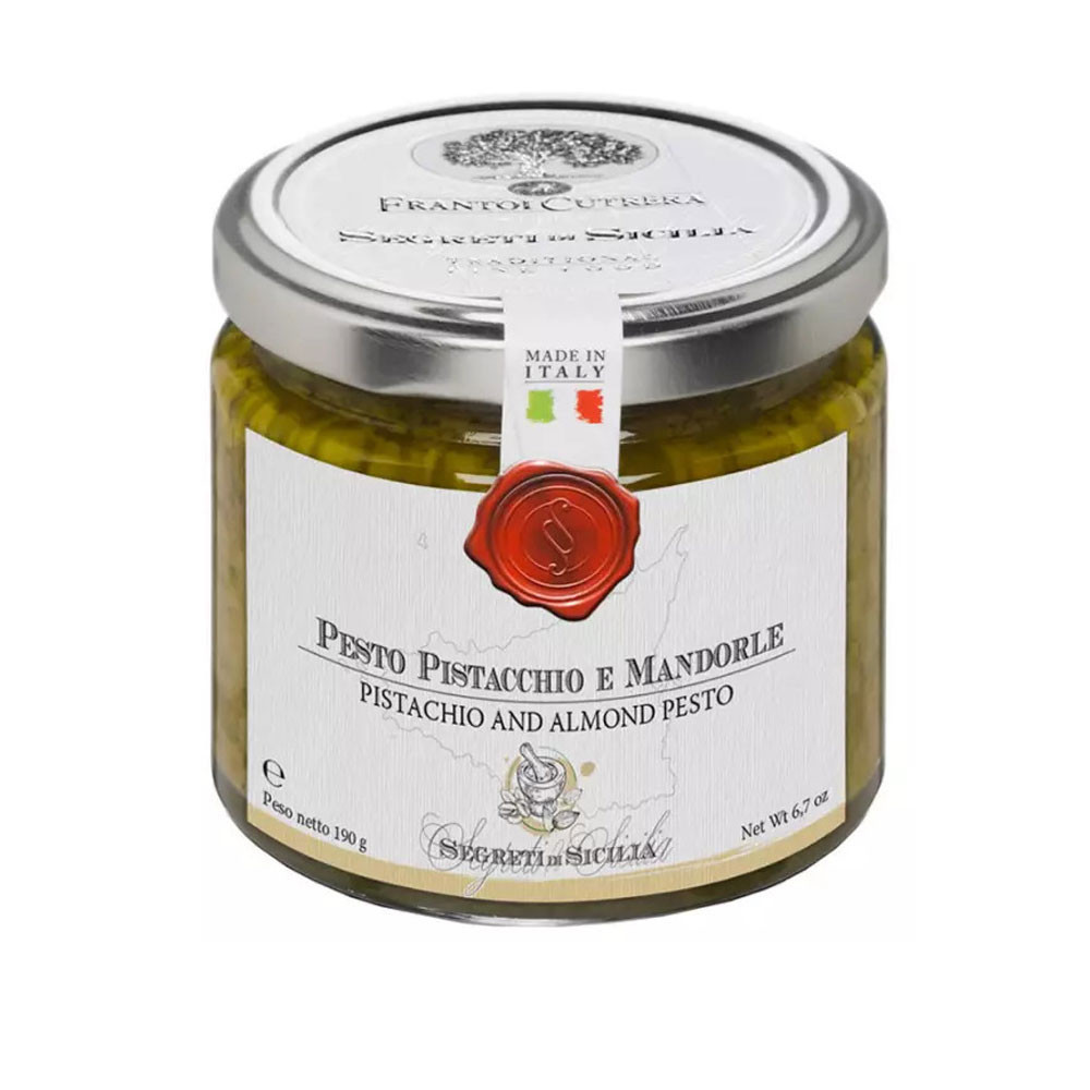 Pesto Pistacchio e Mandorle 190 gr Cutrera