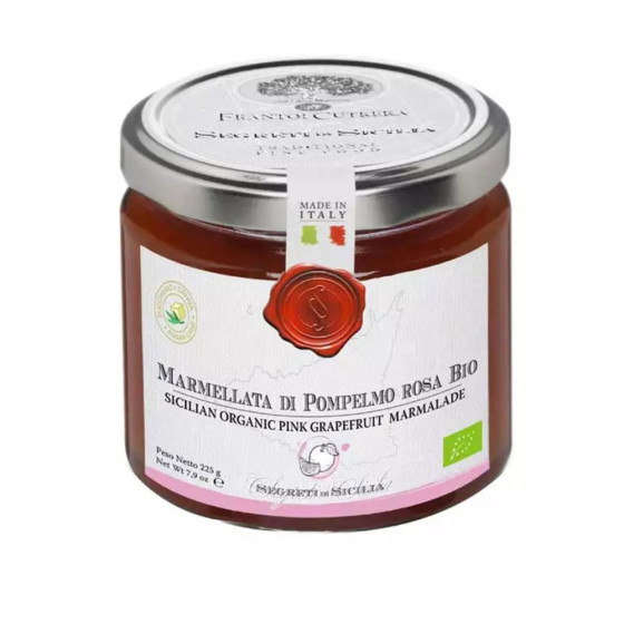 Rosa Grapefruitmarmelade 225 g Bio Cutrera