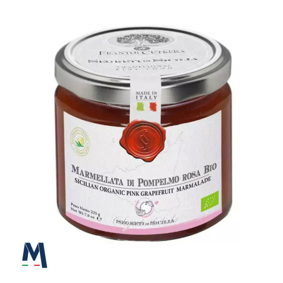 Organic Pink Grapefruit Jam 225 g Cutrera