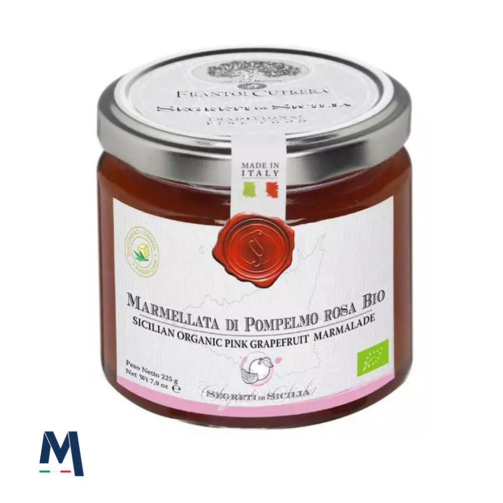 Marmellata di Pompelmo Rosa 225 gr Bio Cutrera
