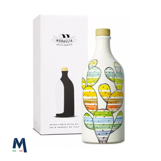 Gift Box Ceramic Jar Fig with Monocultivar Coratina EVO oil