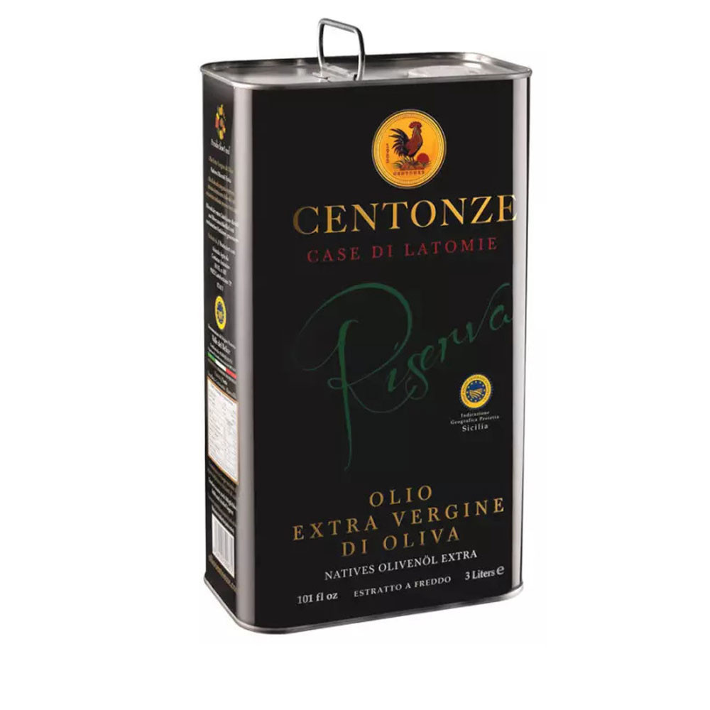 Huile d'olive extra vierge IGP Sicile Boîte de 3 litres Centonze