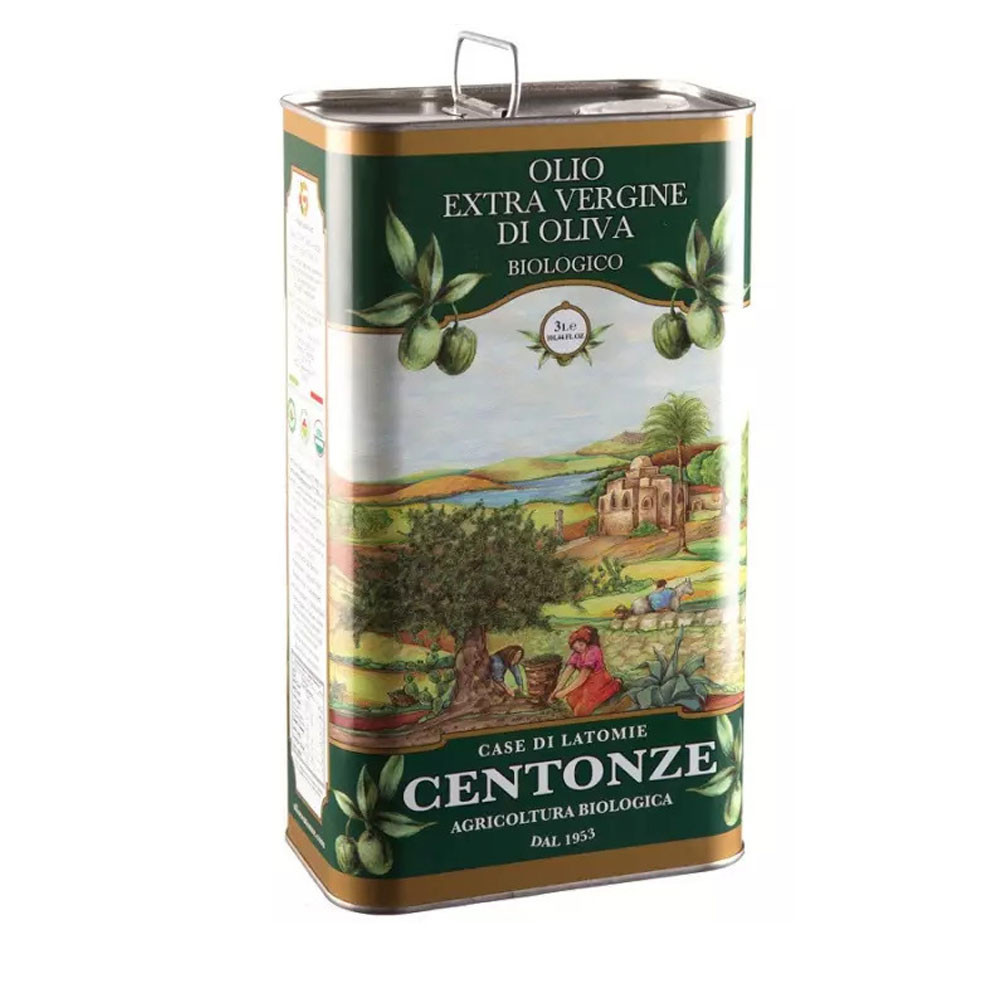 Organic Monocultivar Nocellara del Belice Extra Virgin Olive Oil 3 lit