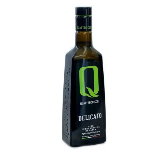 Huile d'olive Extra Vierge Delicato Bio 500 ml Quattrociocchi