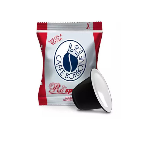 50 capsules REspresso Mélange ROUGE Nespresso® Borbone