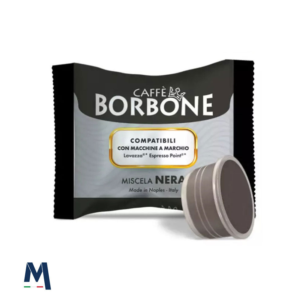 50 Kapseln Kaffee Mischung SCHWARZ Lavazza® Espresso Point® Borbone