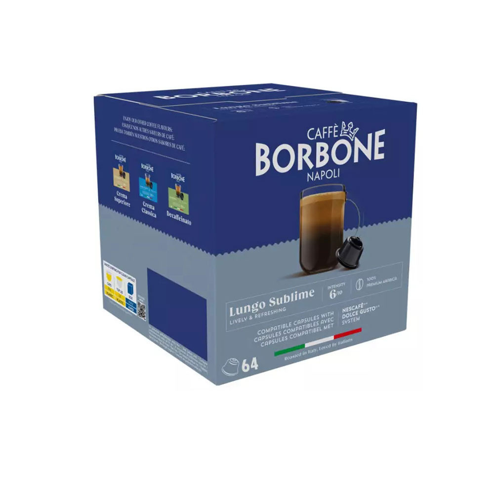 64 capsules de café Lungo Sublime compatibles Nescafè® Dolce Gusto®