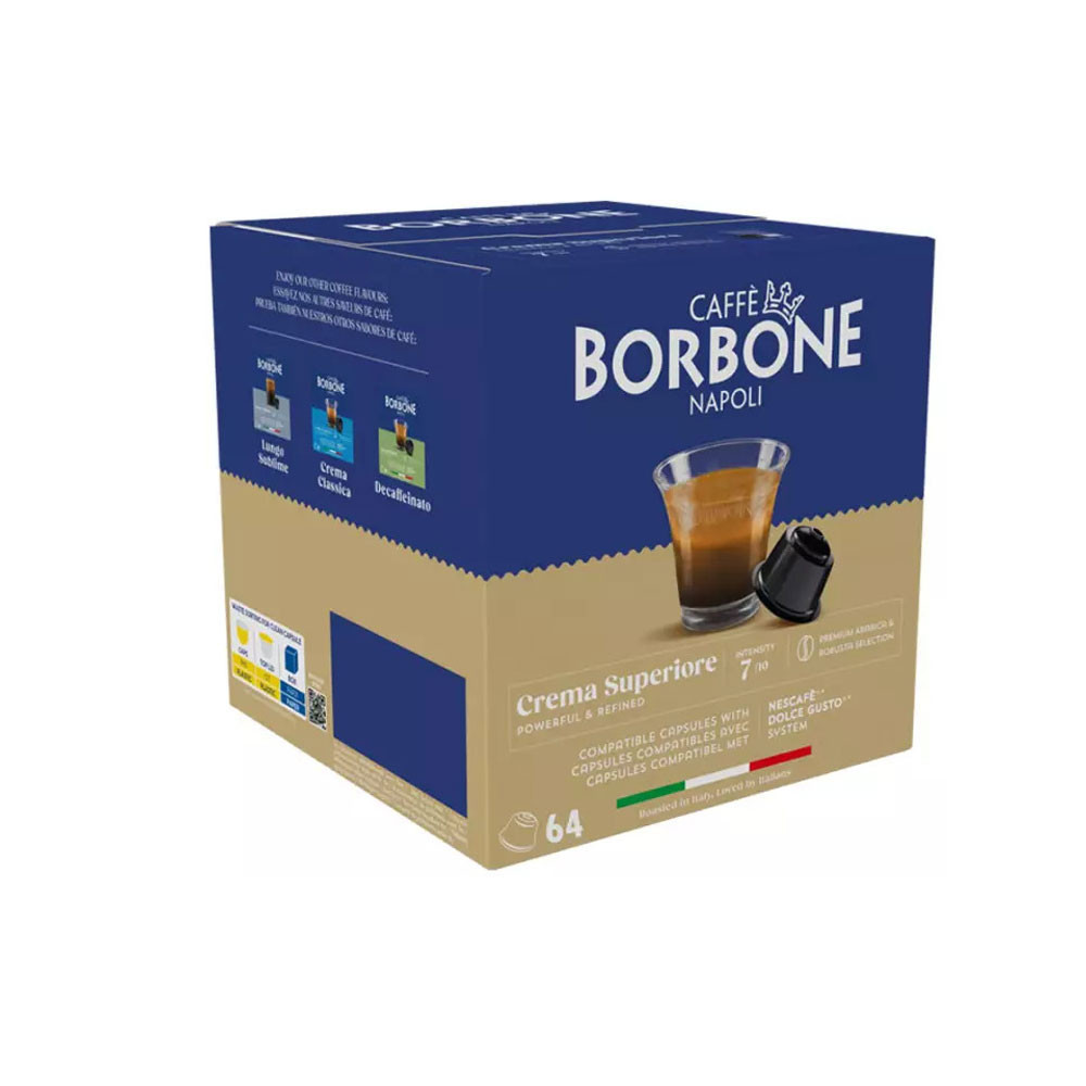 64 capsules de café Crema Superiore compatibles Nescafè® Dolce Gusto®