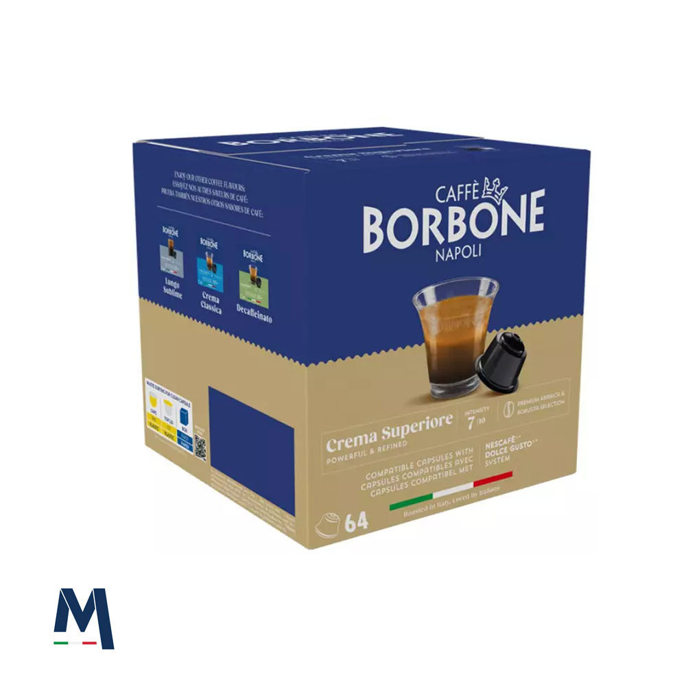 64 capsules de café Crema Superiore compatibles Nescafè® Dolce Gusto®