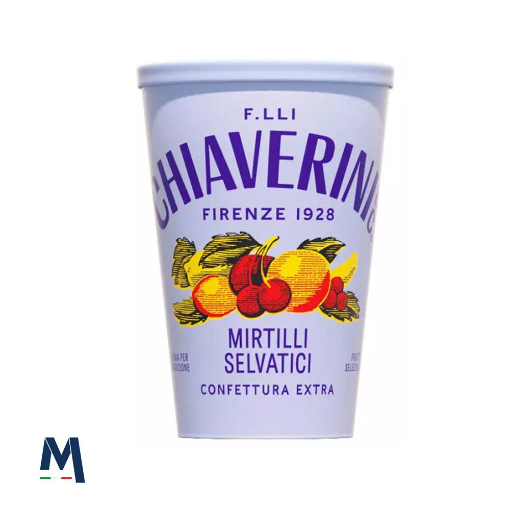 Confettura Extra di Mirtilli Selvatici 320 gr Chiaverini