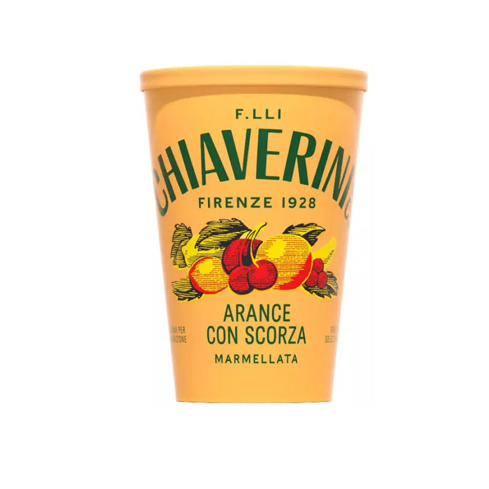 Orangenmarmelade mit Schale 320 g Chiaverini