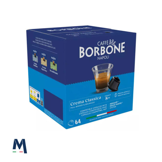 64 Kapseln Caffè Crema Classica, kompatibel mit Nescafè® Dolce Gusto®