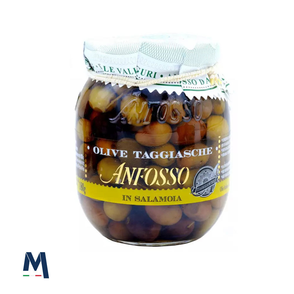Olives Taggiasques en saumure Anfosso 280 g