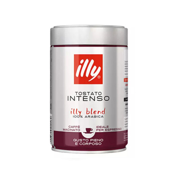 Illy Ground Coffee Espresso Intenso tin 250 gr