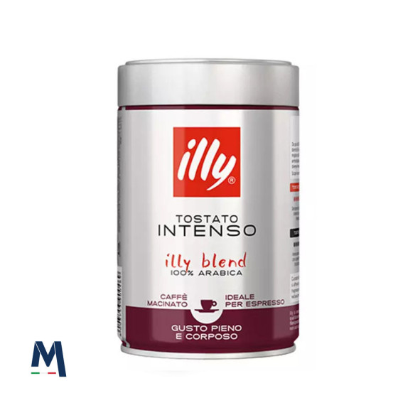 Illy Ground Coffee Espresso Intenso tin 250 gr