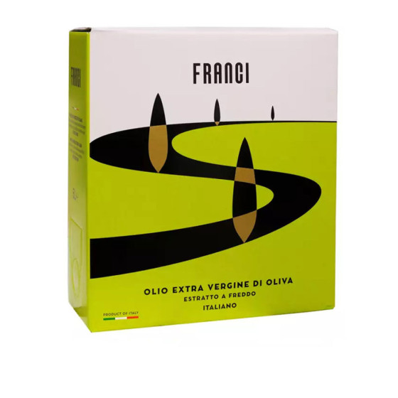 Olio Extra Vergine di Oliva "Fiore del Frantoio" Bag in Box Frantoio Franci 5 lt