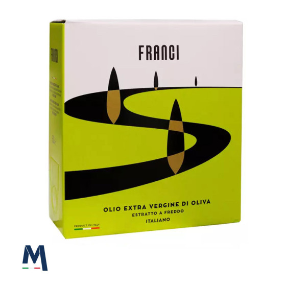Huile d'olive extra vierge « Fiore del Frantoio » en bag-in-box Franci