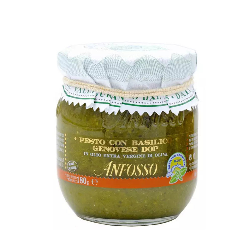 Pesto with Basil Genovese DOP 180 gr Pesto with Basil Genovese DOP 180 gr