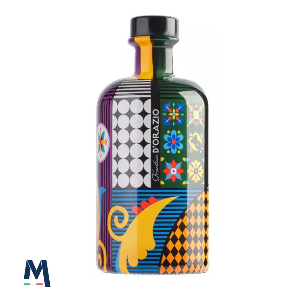 Extra Virgin Olive Oil bottle Dorazia Frantoio D'Orazio 500 ml