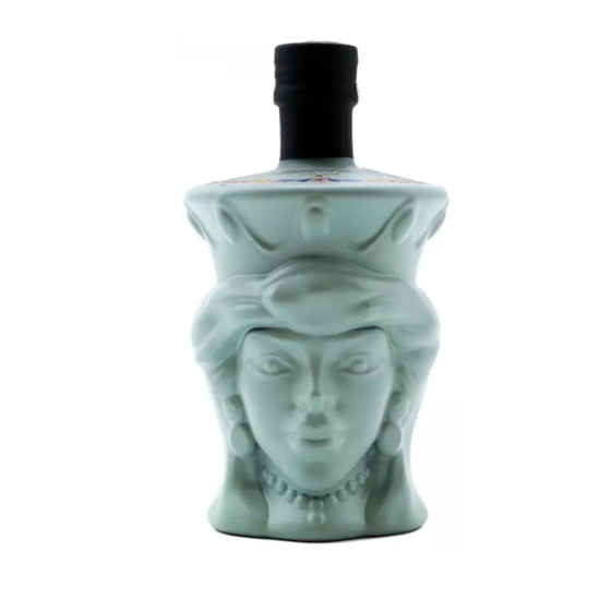 Huile d'Olive Extra Vierge Biologique Tête de Maure Turquoise 500 ml