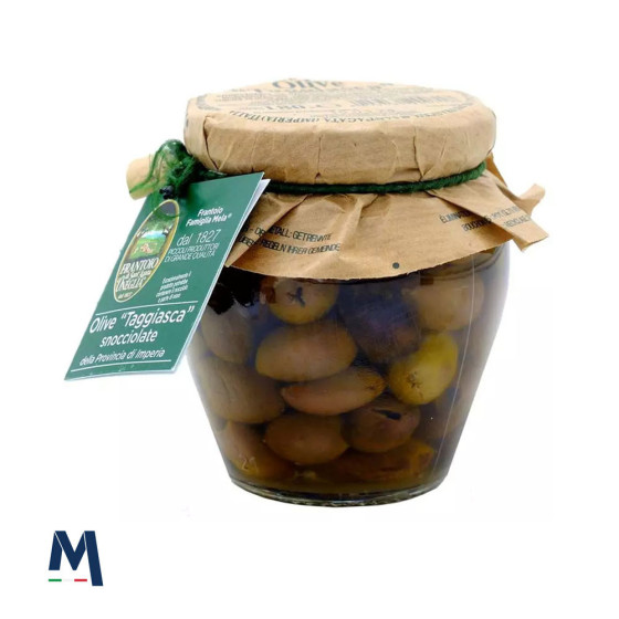 Olive Taggiasche Liguri Denocciolate in Olio Evo 180 gr