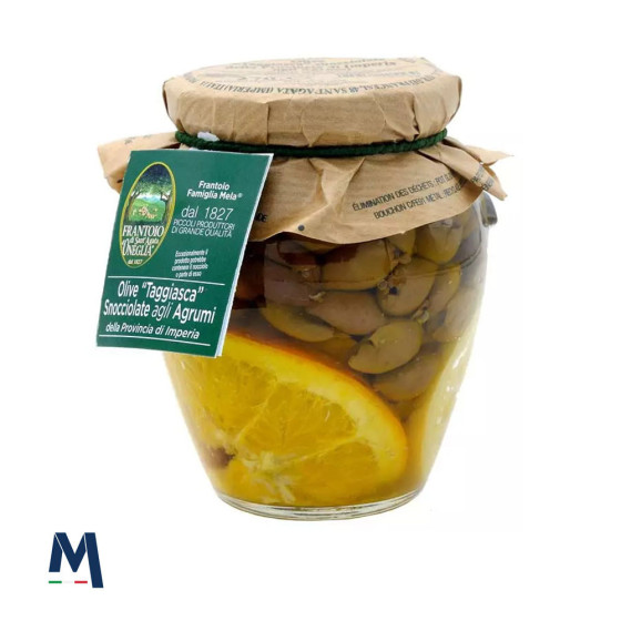 Olive Taggiasca Snocciolate agli Agrumi 270 gr