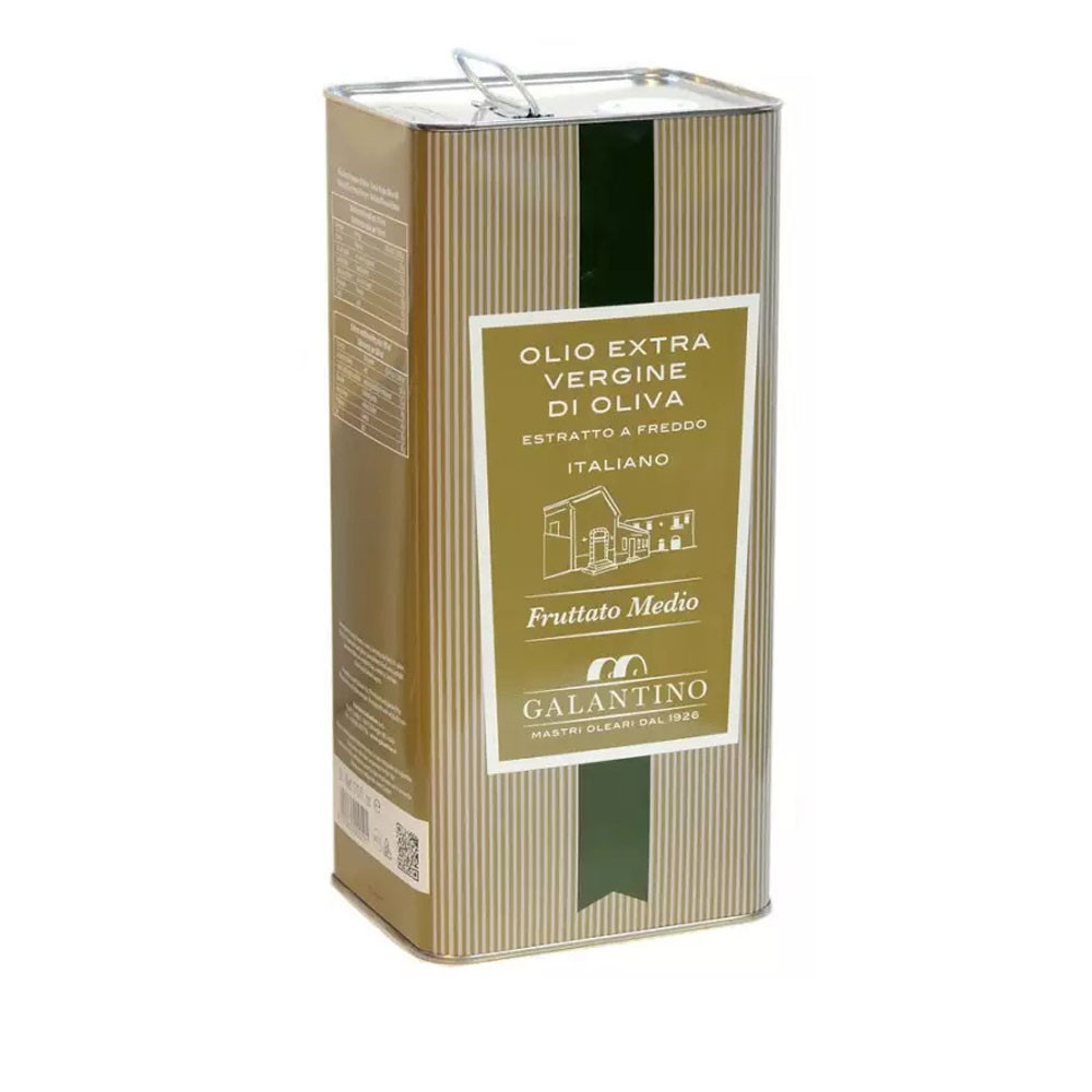 Huile d'Olive Extra Vierge Fruitée Moyenne 5 lt Frantoio Galantino