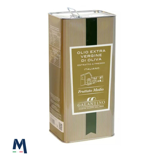 Olio Extra Vergine di Oliva Fruttato Medio 5 lt Frantoio Galantino