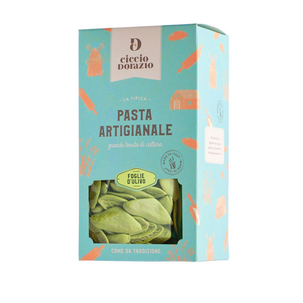 Handgemachte apulische Pasta Foglie d'Ulivo 500 g