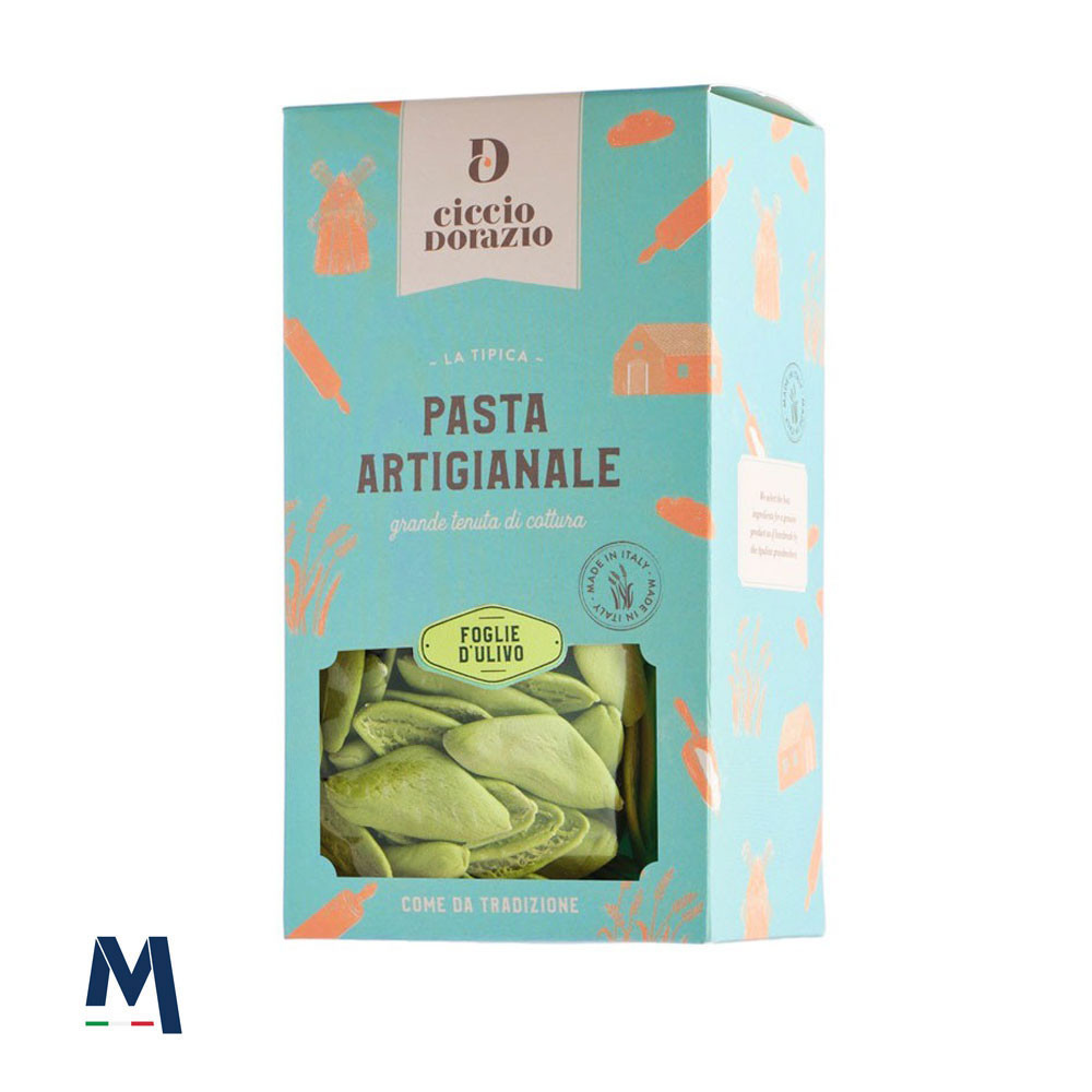 Handgemachte apulische Pasta Foglie d'Ulivo 500 g
