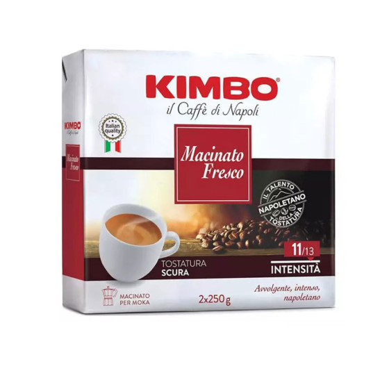 Café Moulu Kimbo Macinato Fresco 250 gr x 2